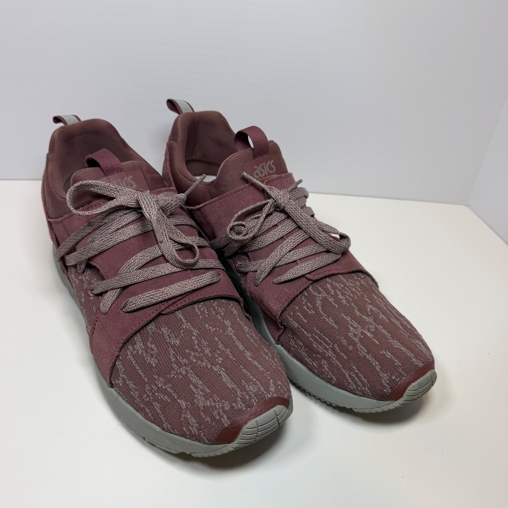 Asics Gel Lyte V Sanze Mens 10.5 Port Royal Burgundy Knit Sneakers H848N